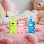 Teddy Bear U-Shaped Toothbrush for Kids