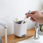 Toothbrush Holder Grey Bathroom Organiser