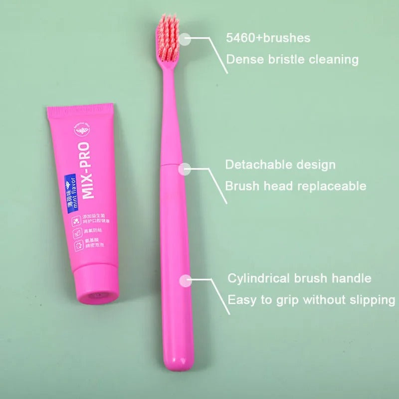 Foldable Toothbrush Travel Set