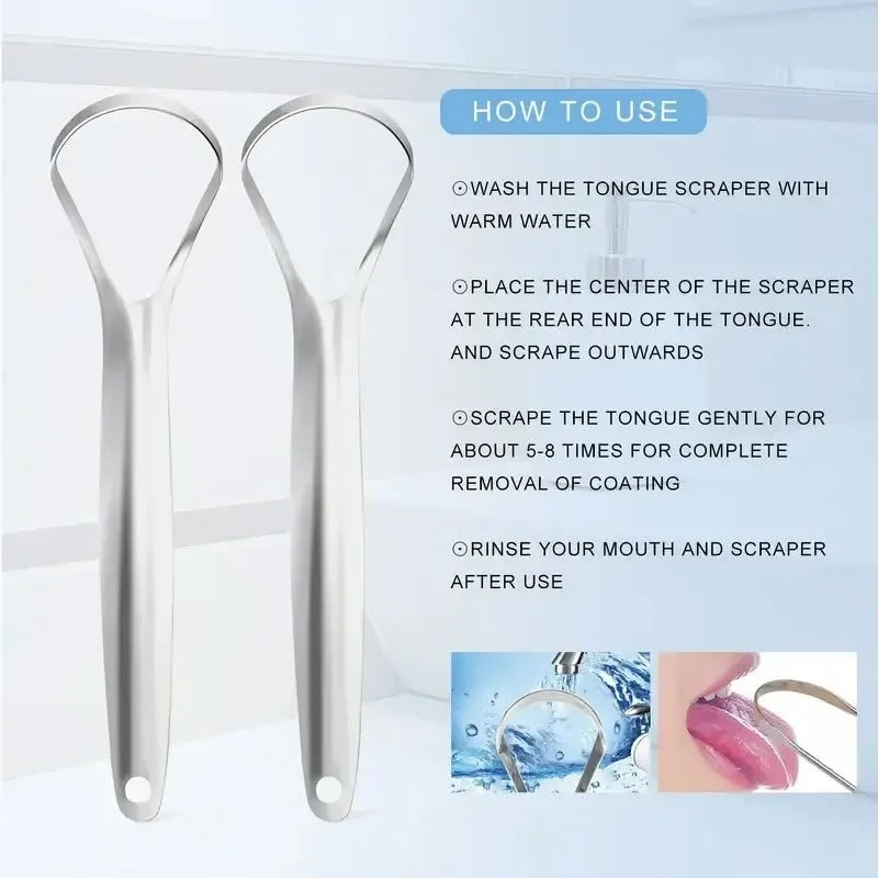 Stainless Tongue Scraper