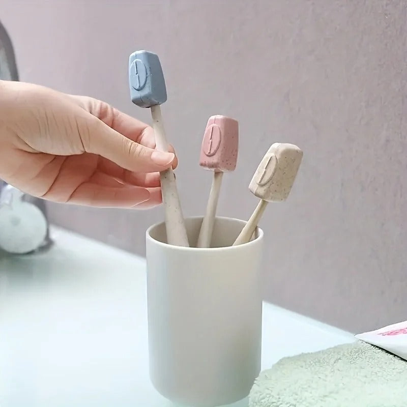 4x Toothbrush Cap Case