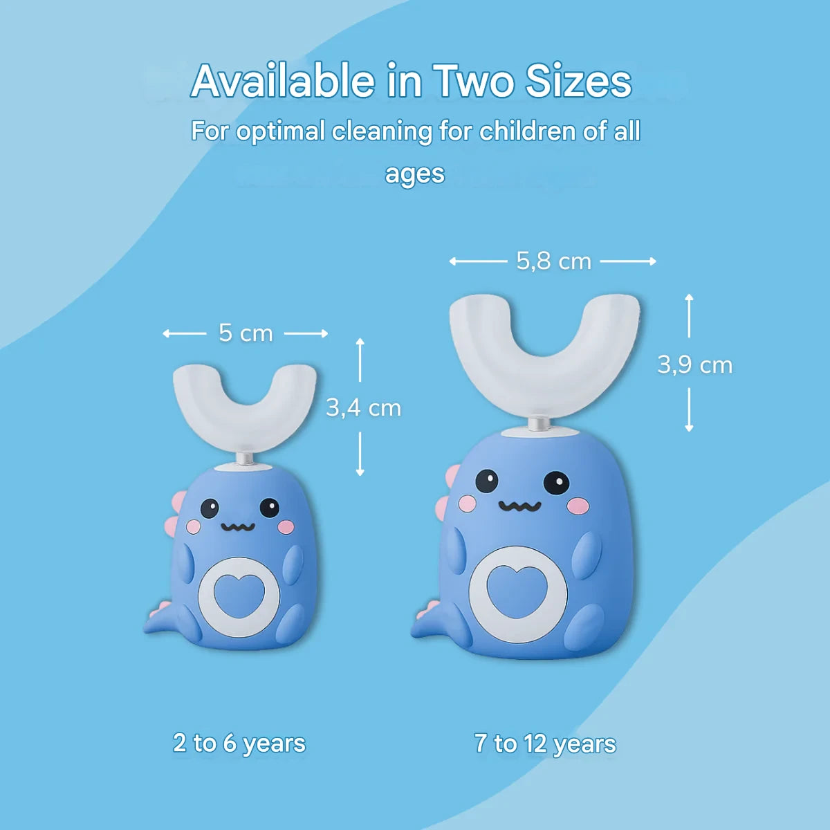 Kids' U-Shaped Electric Toothbrush
