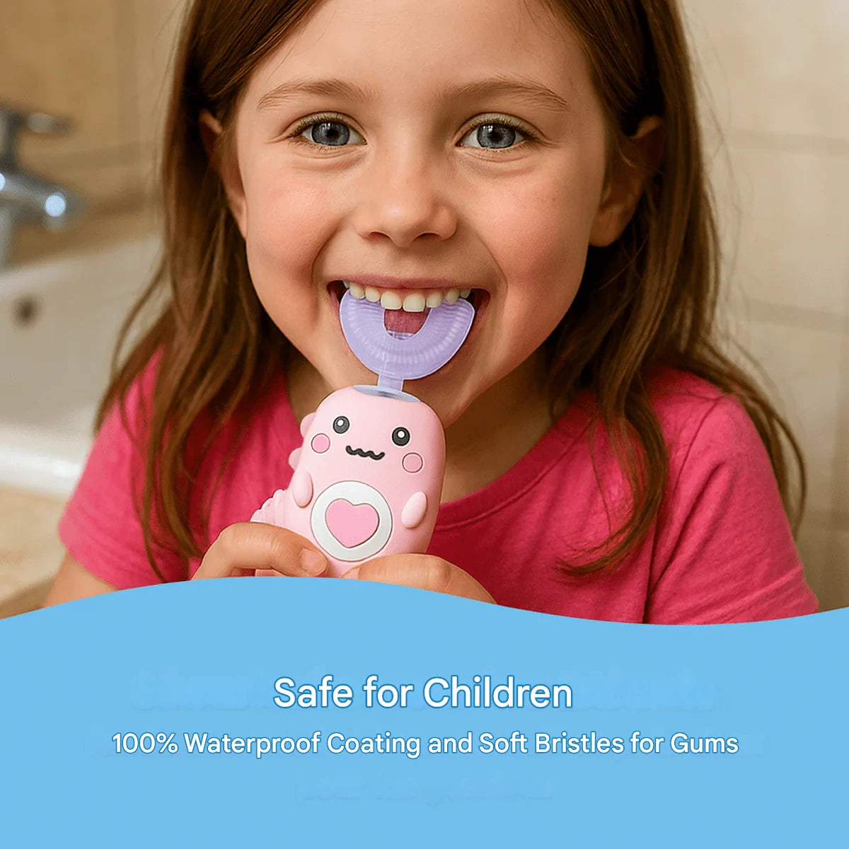 Kids' U-Shaped Electric Toothbrush