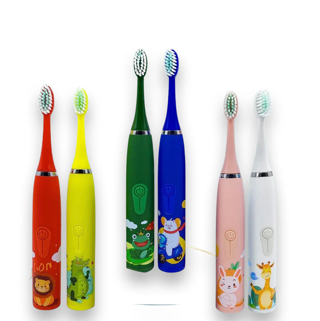 Kids Sonic Electric Toothbrush with Animal Design