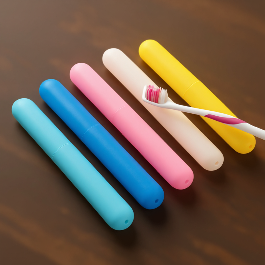 Lightweight toothbrush cover for hygienic travel storage